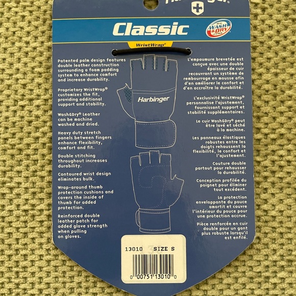 Harbinger wrist wrap gloves - Picture 4 of 7